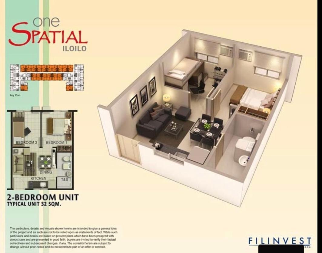 One Spatial Two Bedroom Condominium Unit With Pool And Gym Free Netflix And Wifi Iloilo Zewnętrze zdjęcie