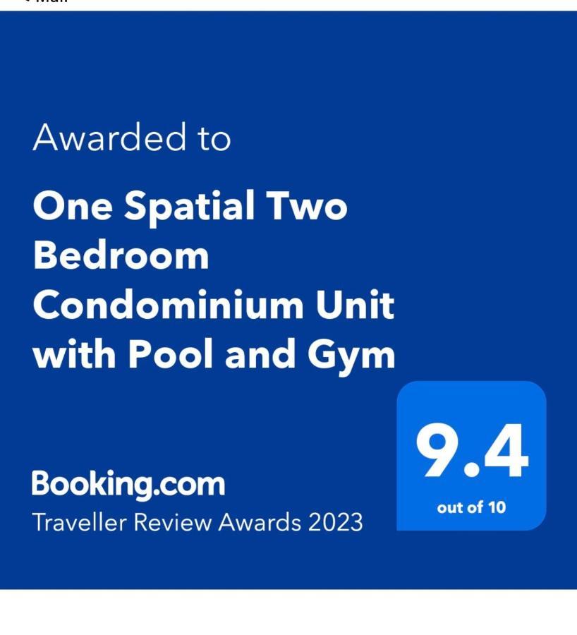 One Spatial Two Bedroom Condominium Unit With Pool And Gym Free Netflix And Wifi Iloilo Zewnętrze zdjęcie